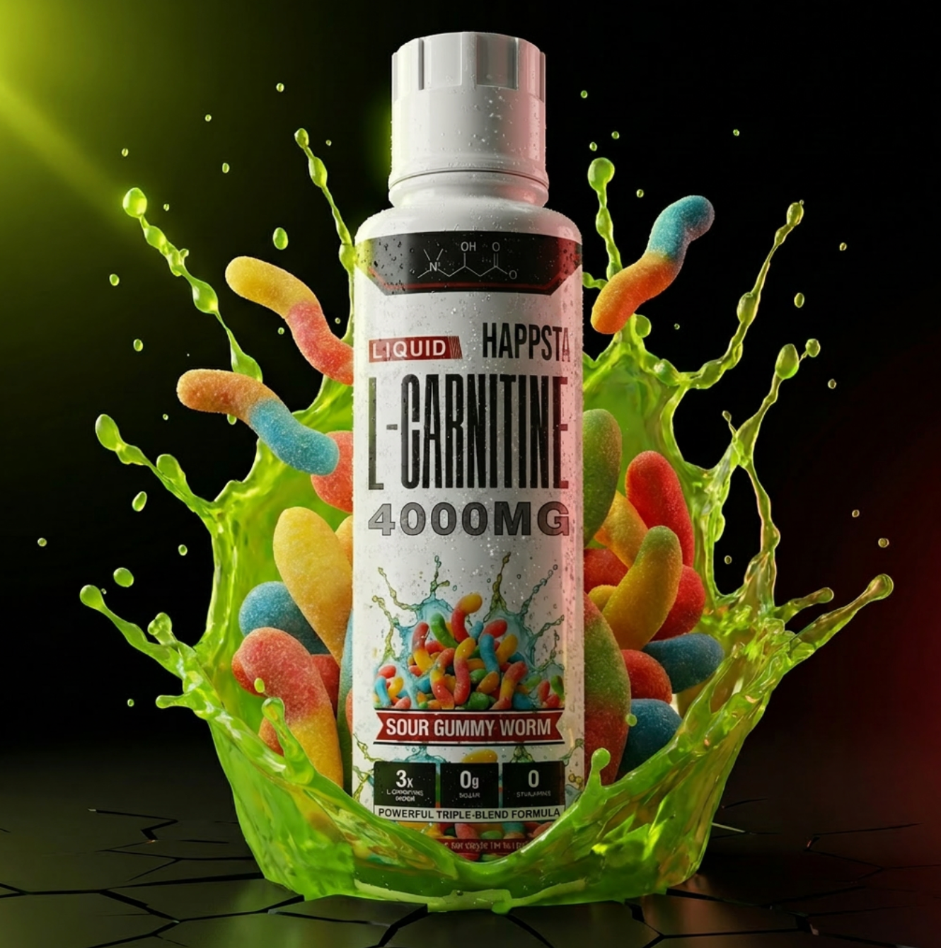 HAPPSTA 4000™ Liquid Carnitine Complex | Burn Fat 3X Faster
