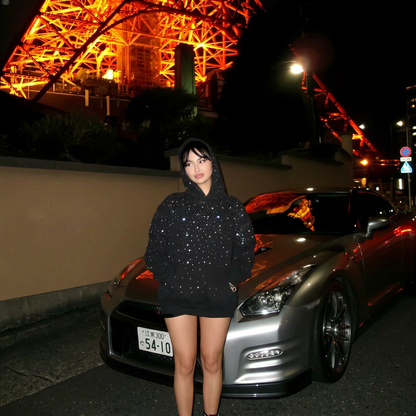 Aurient Rhinestone Hoodie