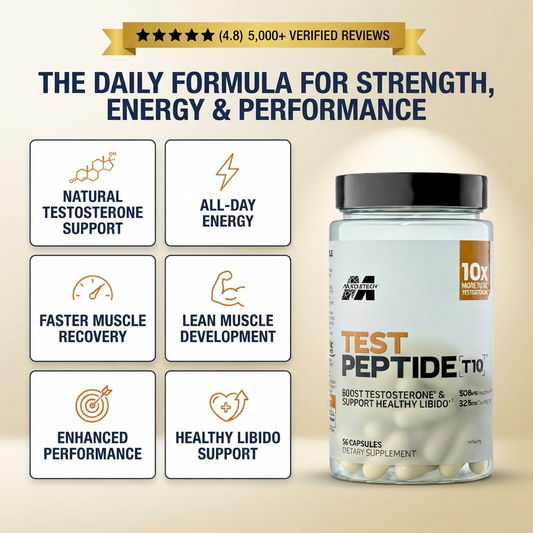 TEST PEPTIDE T10 SUPPLEMENTS BUILD LEAN MUSCLE 3X FASTER.